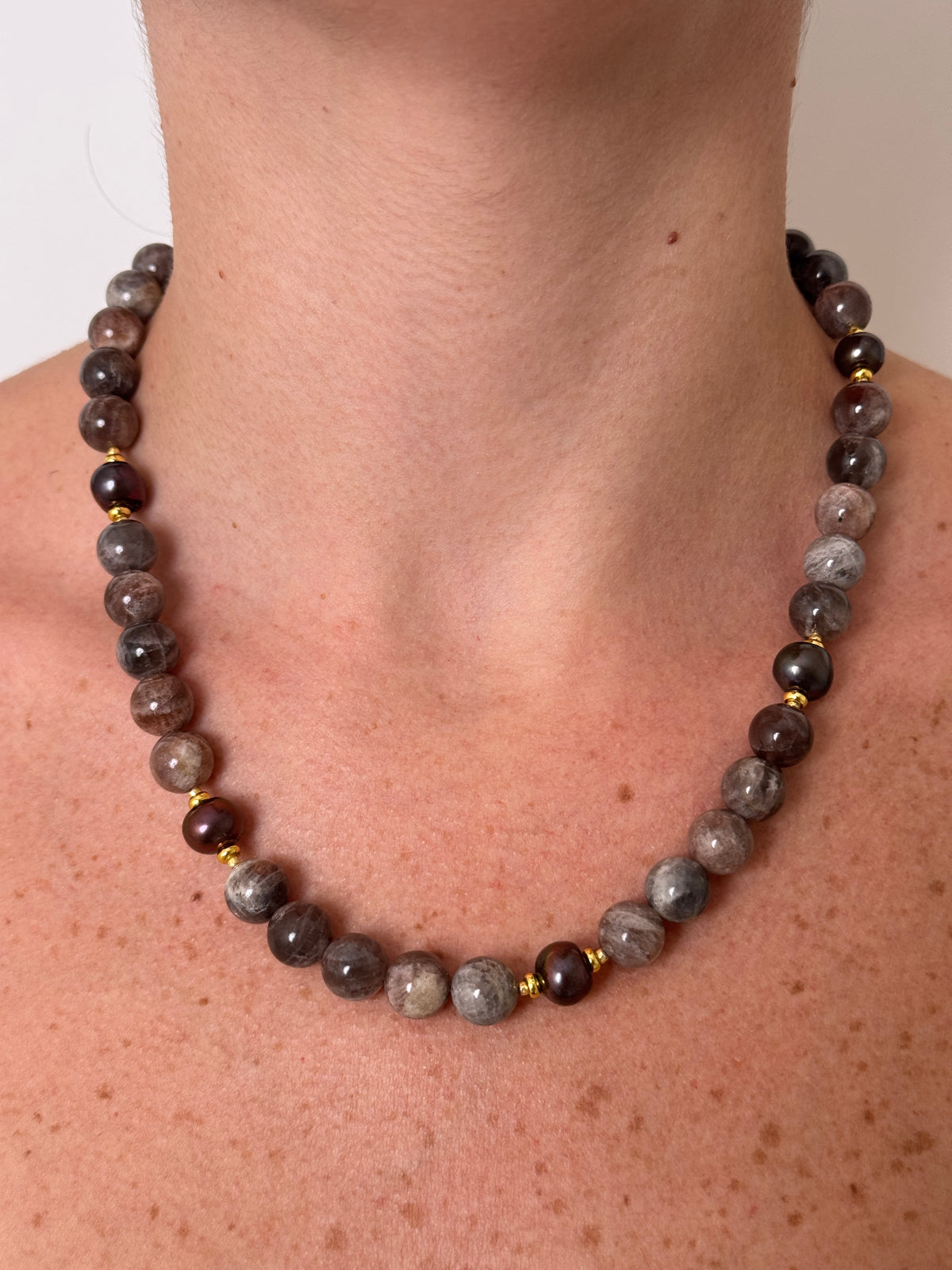 Tiger Eye Beaded Necklace