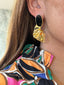 Black & Gold Earrings