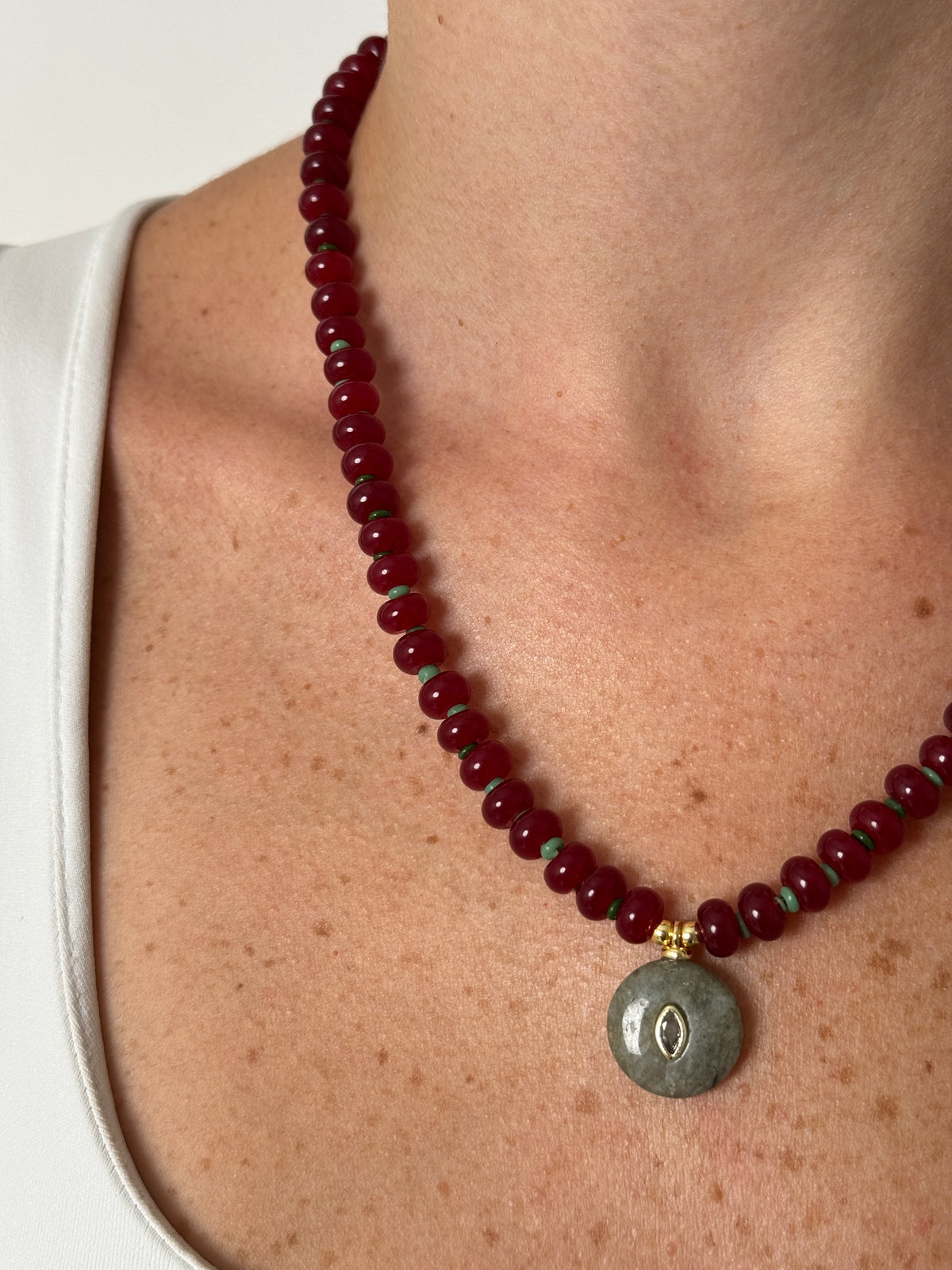Beaded Charm Necklace