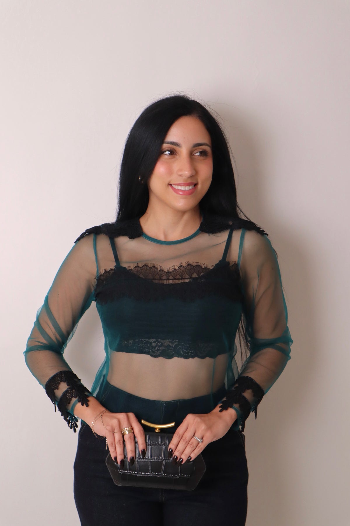 Amelie Blue Blouse