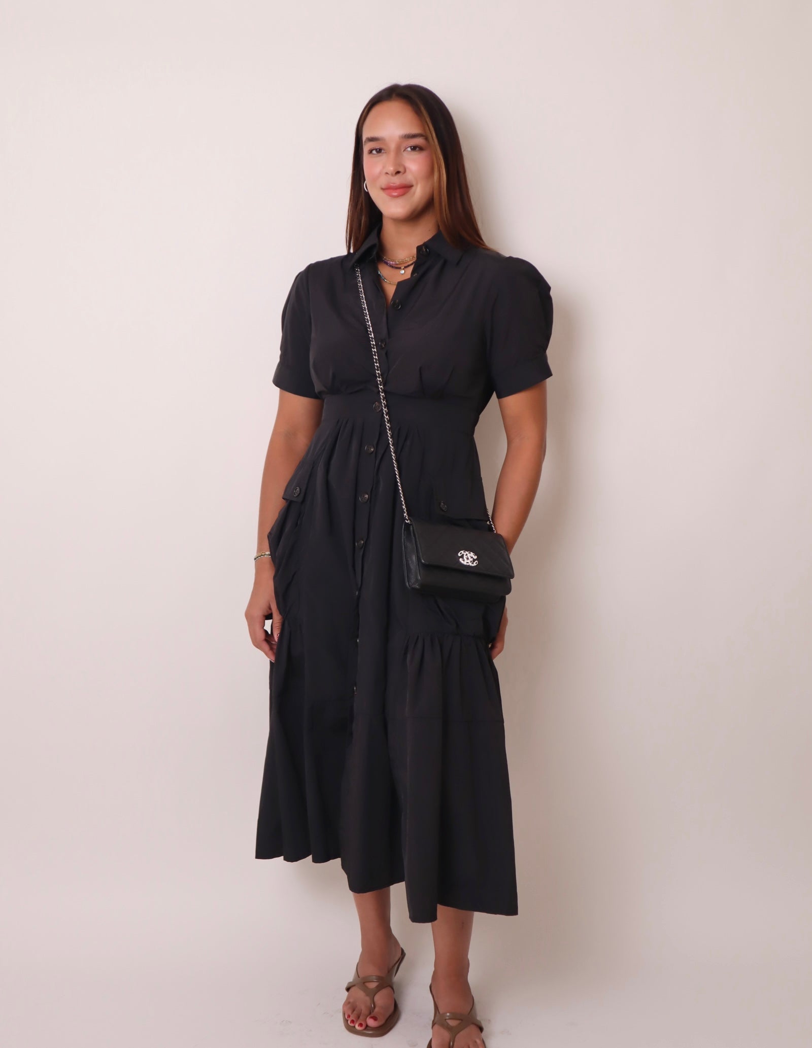 Button Down Maxi Dress
