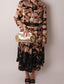 Neutrals Print Long Dress