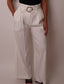 Ivory Long Pant & Gold Belt