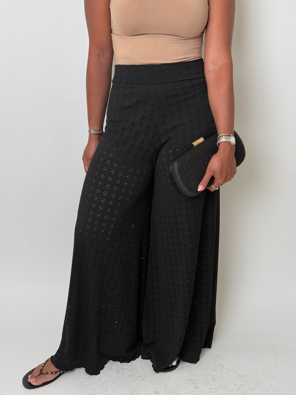 Noir Flower Pant