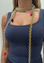 Wrap Long Bead Chain Necklace