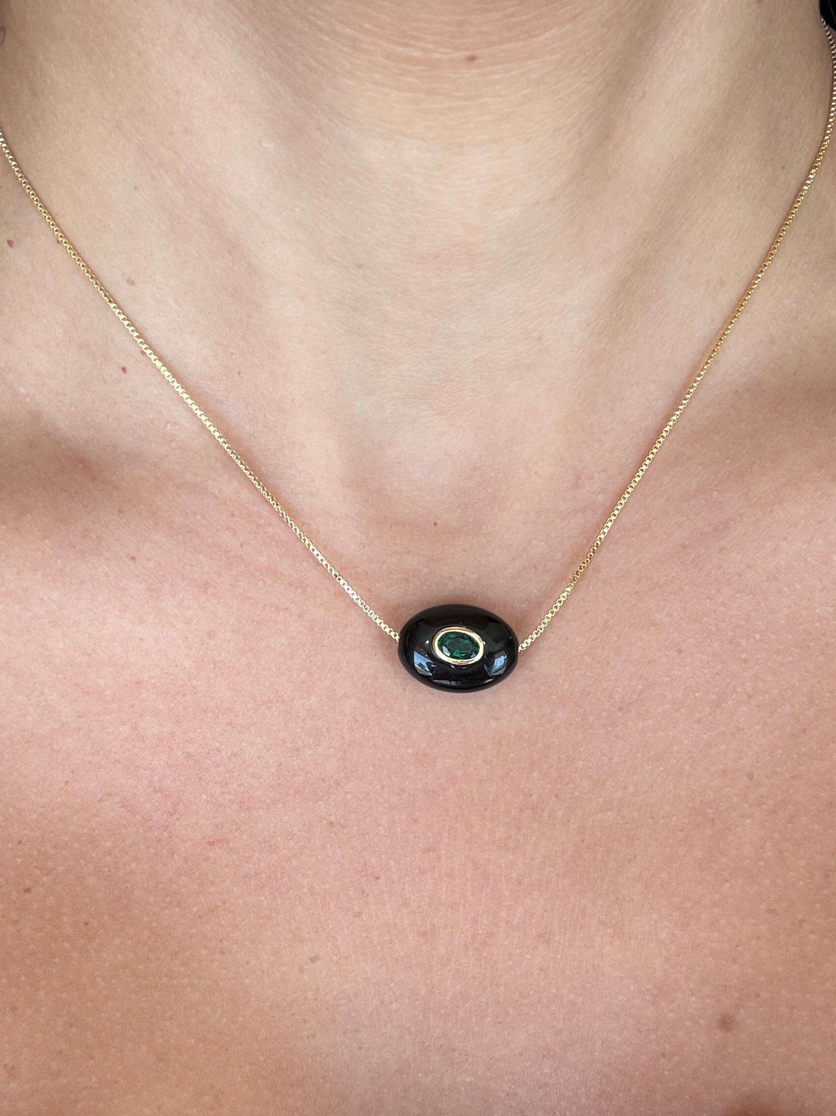 Onyx Stone Necklace