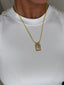 Yellow Gold Heart Pendant Thread Necklace