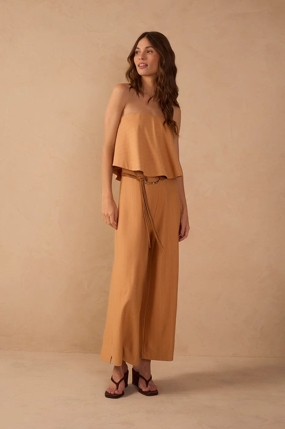 Strapless Layered Jumpsuit