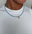 Baby Blue Mini Stone Necklace