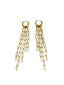 Gold Multi Paperclips Earrings