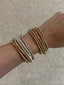 Gold Beads Stack Bracelets