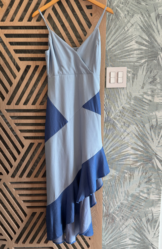 Blue Shades Long Dress