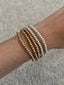 Gold Beads Stack Bracelets