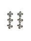 Silver Flowers Earrings