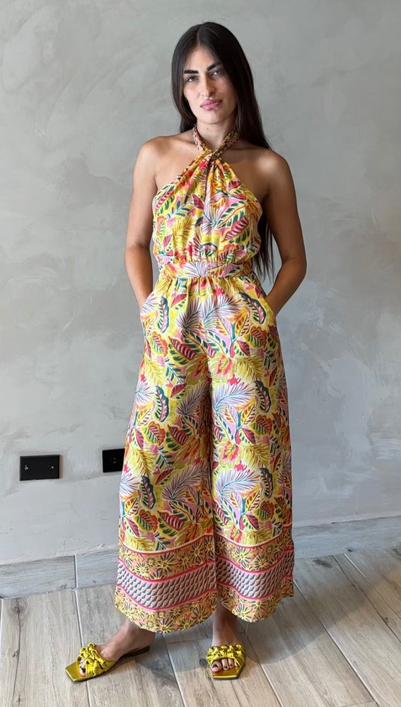 Paisley Print Jumpsuit