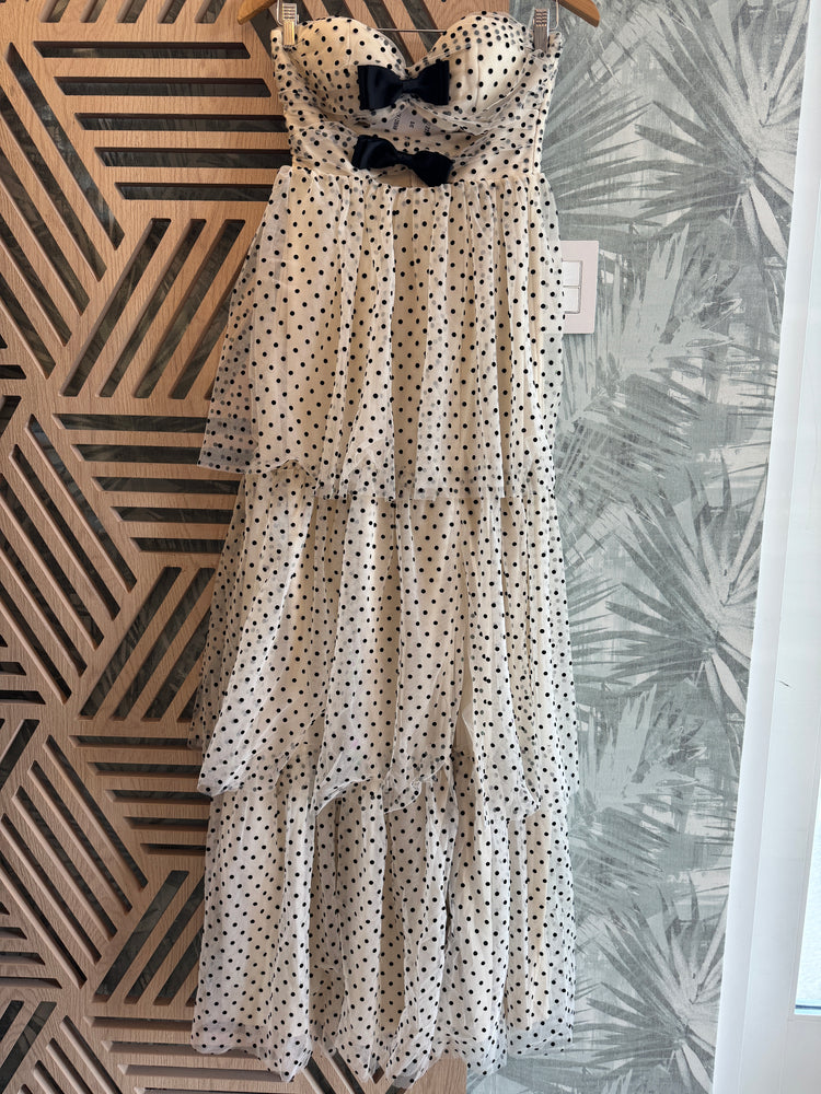 Polka Dots & Bows Design Dress