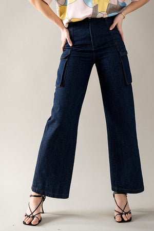 
            
                Load image into Gallery viewer, Denim Cargo Pant
            
        