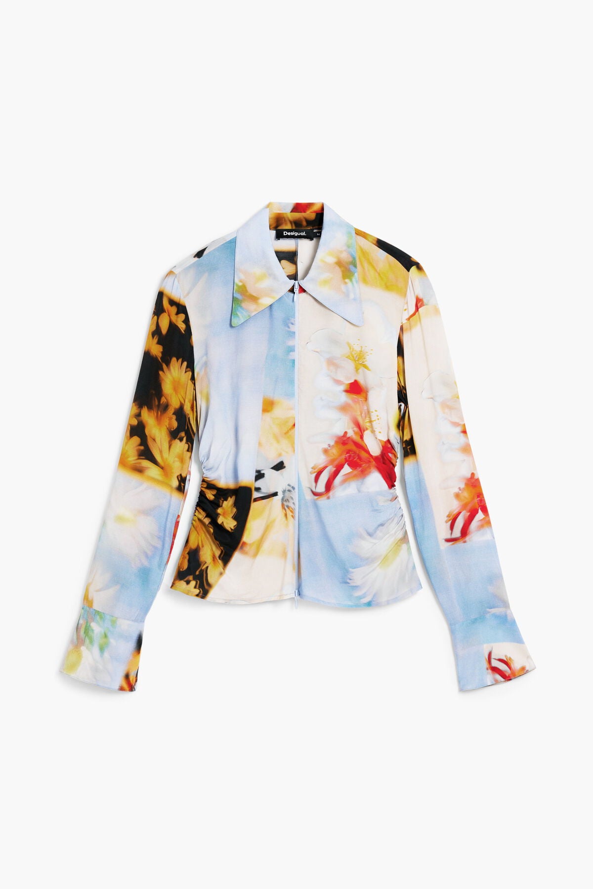 Flowy floral shirt