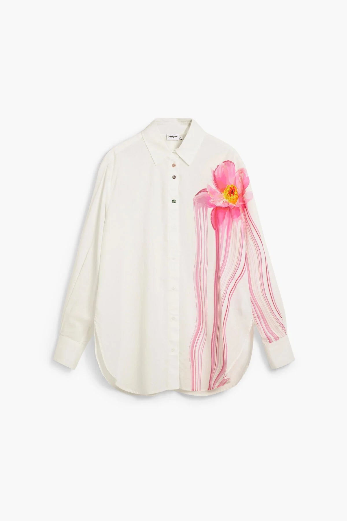 Gloss flower shirt