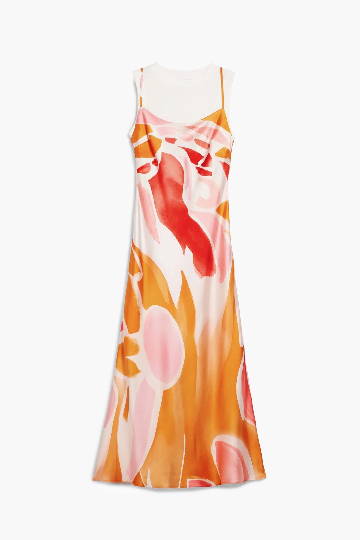 2-in-1 dress with straps