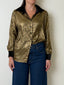 Gold Button Up Blouse