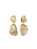 Quartz Double Earrings