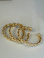 Rope Gold Bangle
