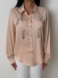 Peach Hearts Pins Top