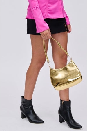 Gold Mirror Metallic Bag