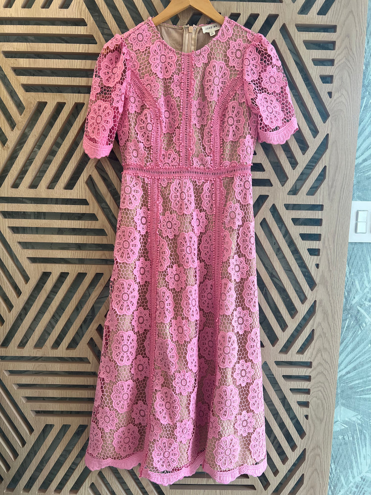Pink Lace Dress