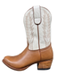 Ivory & Brown Boots