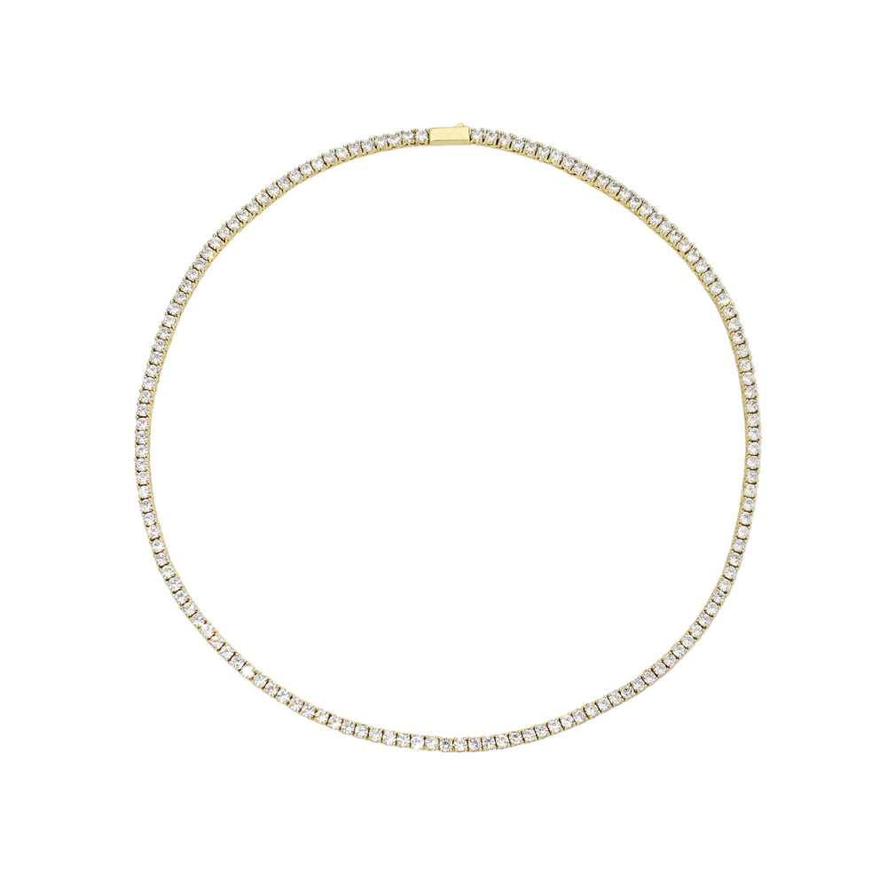 
            
                Load image into Gallery viewer, Gold Tennis Necklace
            
        