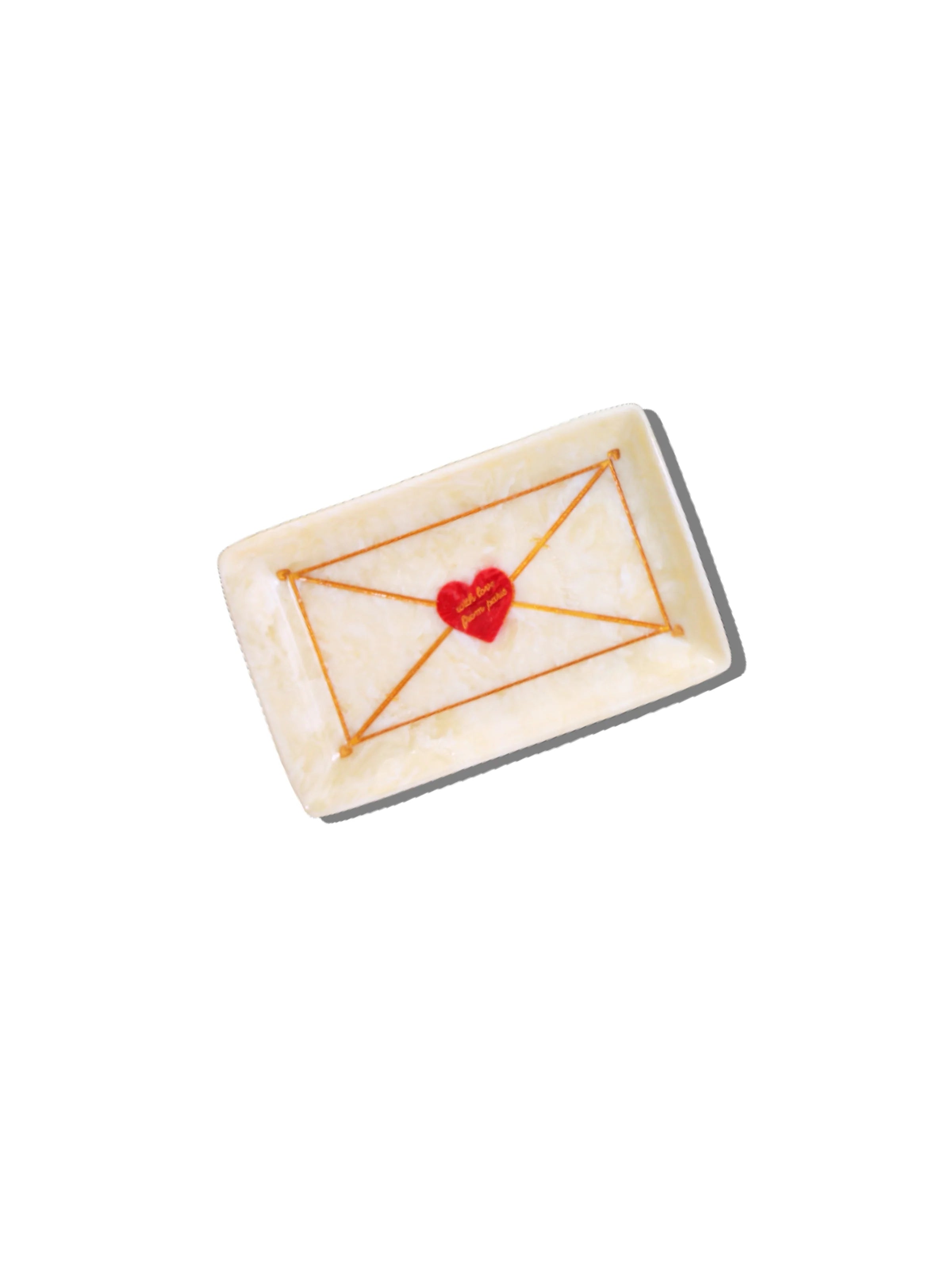 Hand-painted Love Mail Trinket Tray