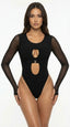 Moxie One Piece High Leg