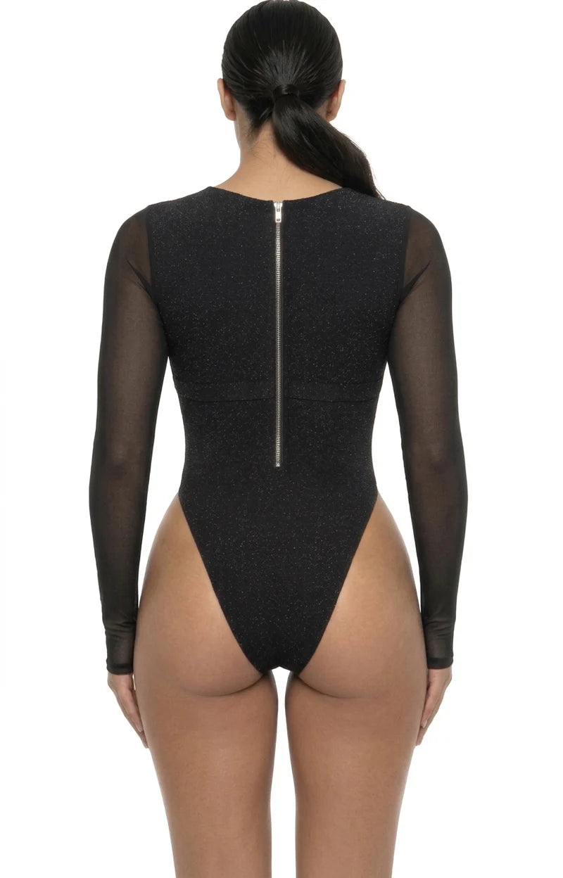 Moxie One Piece High Leg