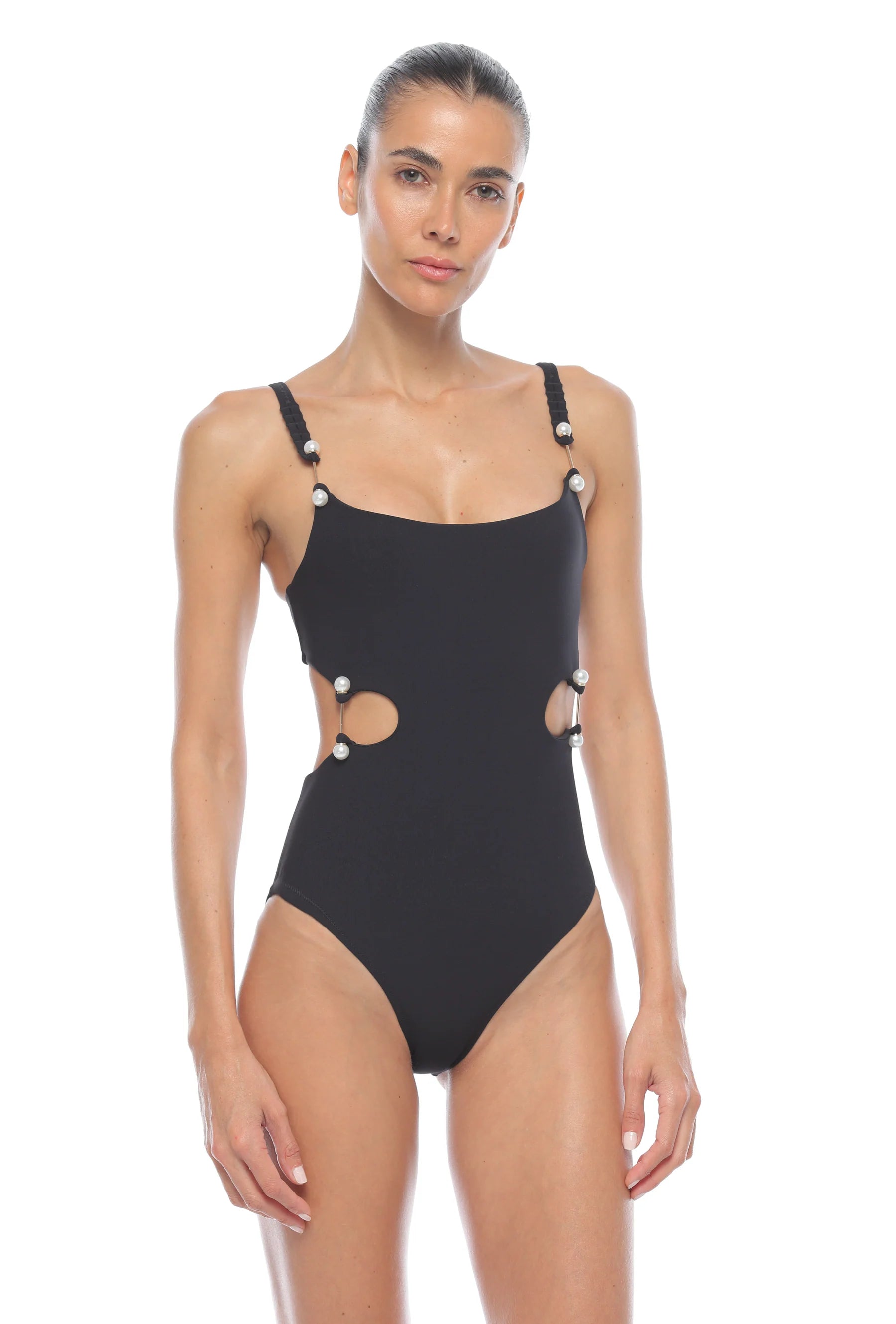 Paola One Piece High Leg