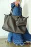 Nylon Crossbody Tote Bag