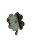 Hand-painted Clover Claw Hair Clip