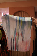 Blue et Rose Small Scarf