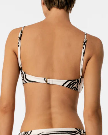Black & White Bikini Top