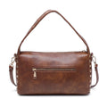 Cognac Studs Hand Bag