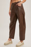 Brown Vegan Leather Pant