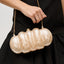 Champagne Wavy Clutch Bag