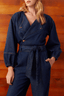 Long Sleeves Denim Jumpsuit