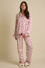 Hearts Print Pijama