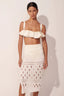 The Ivory Haute Mesh Skirt