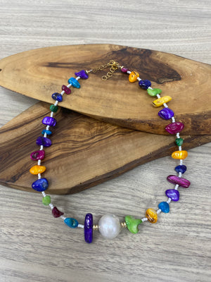 Colored Stones Necklace