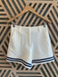 Cream Tweed Shorts