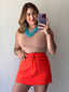 Ameria Orange Skort