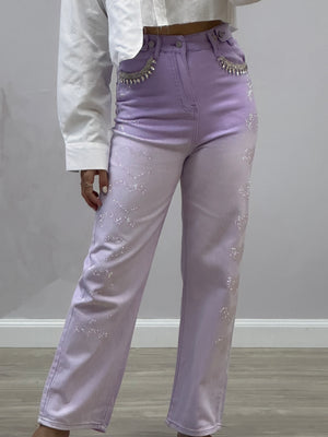 Lavender Crystals Jean